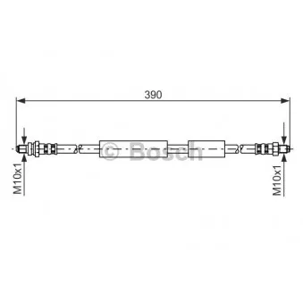Flexible de frein BOSCH 1 987 476 603