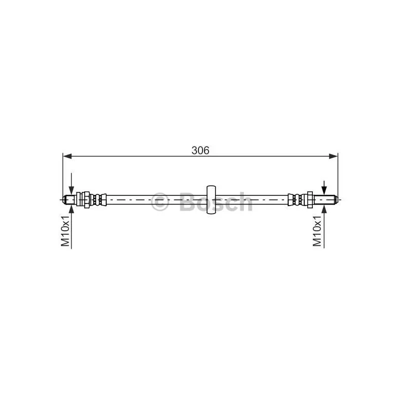 Flexible de frein BOSCH 1 987 476 606
