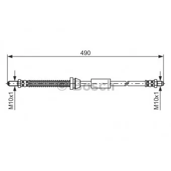 Flexible de frein BOSCH 1 987 476 607