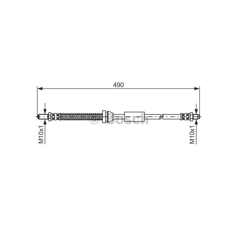 Flexible de frein BOSCH 1 987 476 607