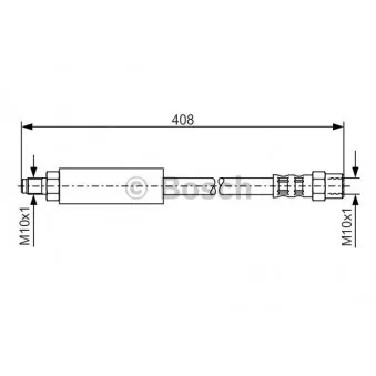 Flexible de frein BOSCH 1 987 476 609