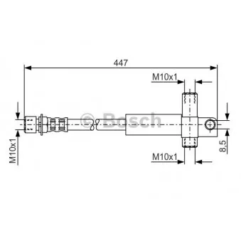 Flexible de frein BOSCH 1 987 476 614