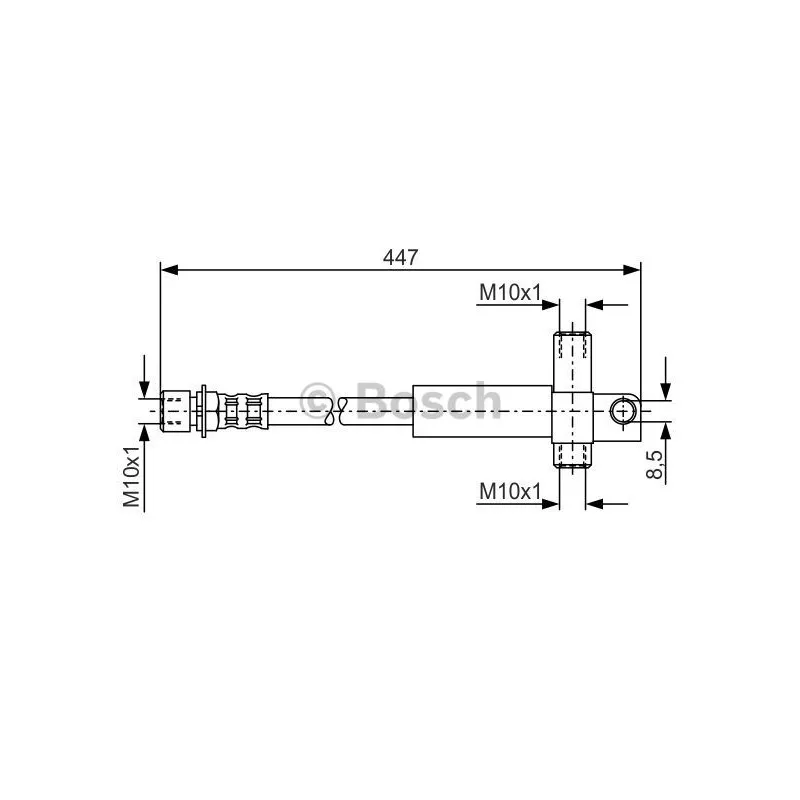 Flexible de frein BOSCH 1 987 476 614