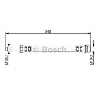 Flexible de frein BOSCH 1 987 476 622