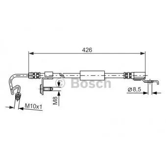 Flexible de frein BOSCH 1 987 476 623