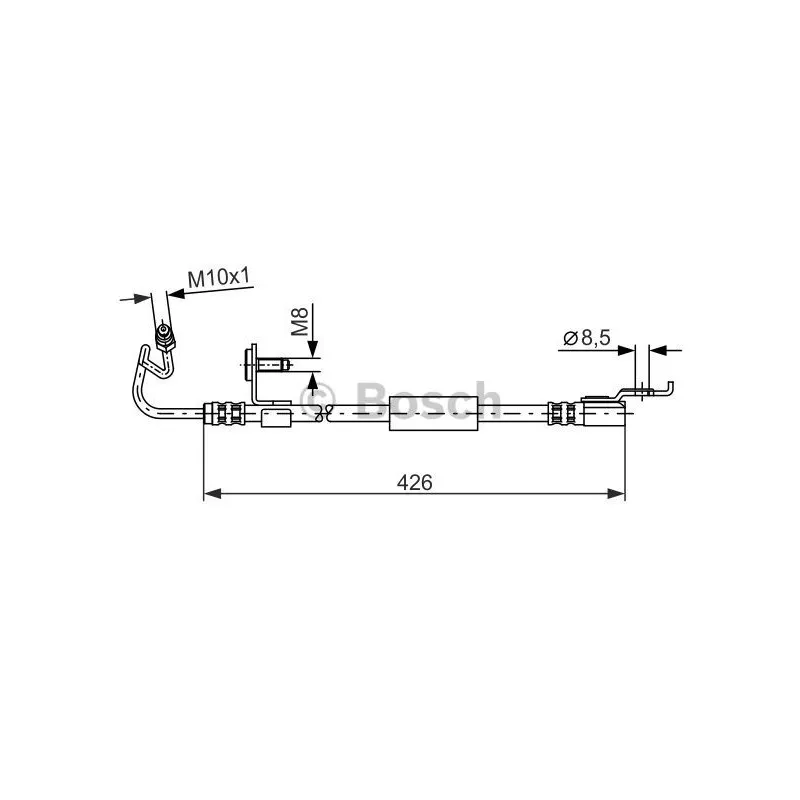 Flexible de frein BOSCH 1 987 476 624