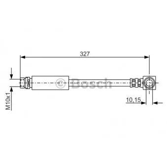 Flexible de frein BOSCH 1 987 476 625