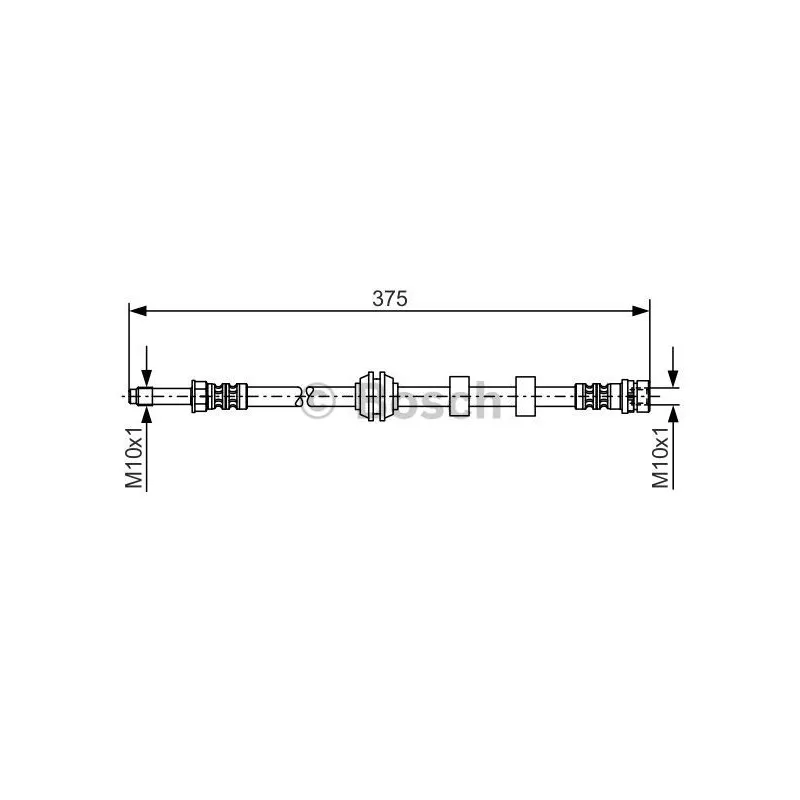 Flexible de frein BOSCH 1 987 476 626