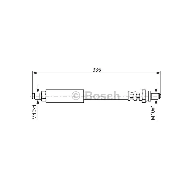 Flexible de frein BOSCH 1 987 476 627