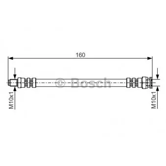 Flexible de frein BOSCH 1 987 476 629