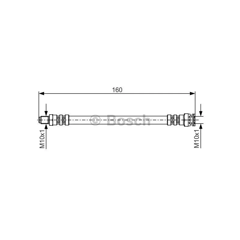 Flexible de frein BOSCH 1 987 476 629