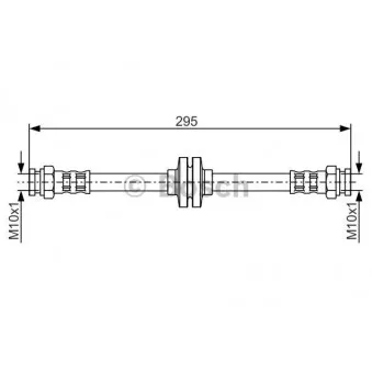 Flexible de frein BOSCH 1 987 476 632