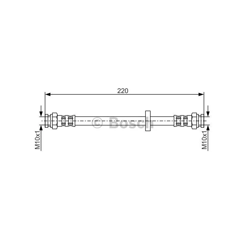 Flexible de frein BOSCH 1 987 476 633