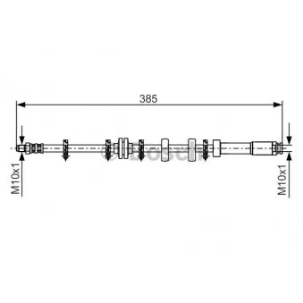 Flexible de frein BOSCH 1 987 476 634