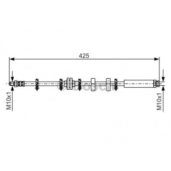 Flexible de frein BOSCH 1 987 476 636