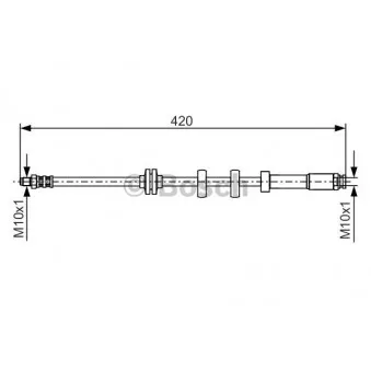 Flexible de frein BOSCH 1 987 476 637