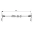 Flexible de frein BOSCH 1 987 476 638 - Visuel 1