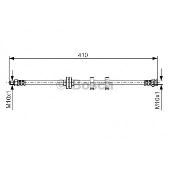 Flexible de frein BOSCH 1 987 476 638