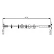 Flexible de frein BOSCH 1 987 476 639 - Visuel 1