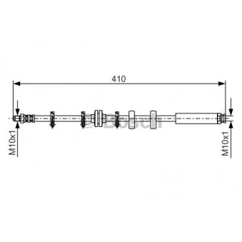 Flexible de frein BOSCH 1 987 476 639