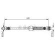 Flexible de frein BOSCH 1 987 476 651 - Visuel 1