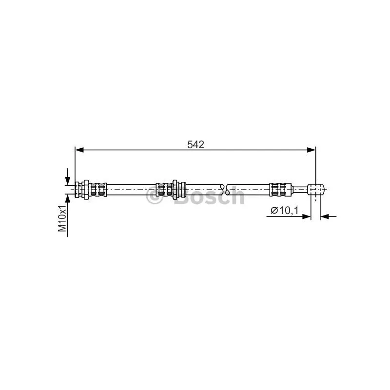 Flexible de frein BOSCH 1 987 476 652