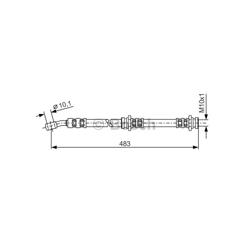 Flexible de frein BOSCH 1 987 476 654