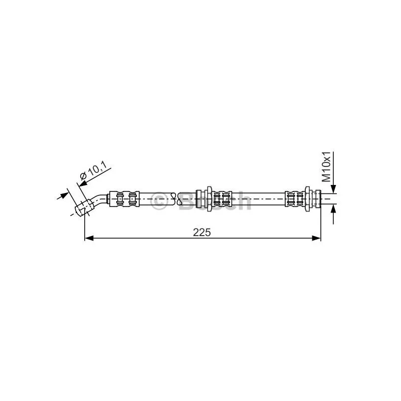 Flexible de frein BOSCH 1 987 476 655