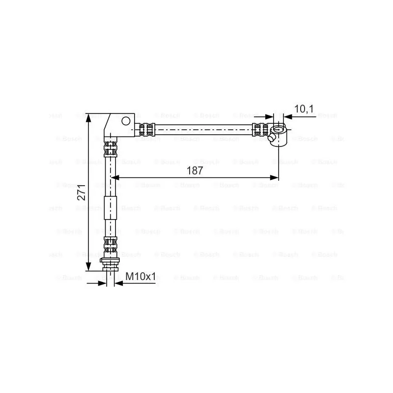 Flexible de frein BOSCH 1 987 476 658