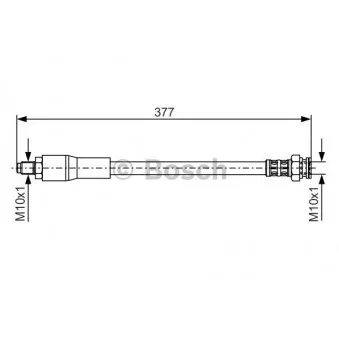 Flexible de frein BOSCH 1 987 476 666