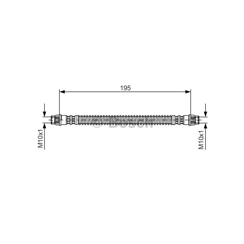 Flexible de frein BOSCH 1 987 476 674