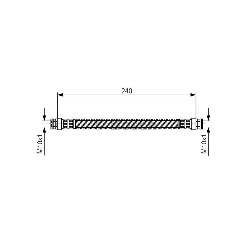Flexible de frein BOSCH 1 987 476 676
