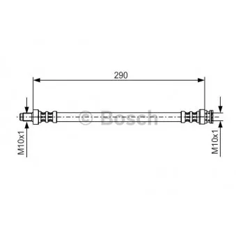 Flexible de frein BOSCH 1 987 476 688