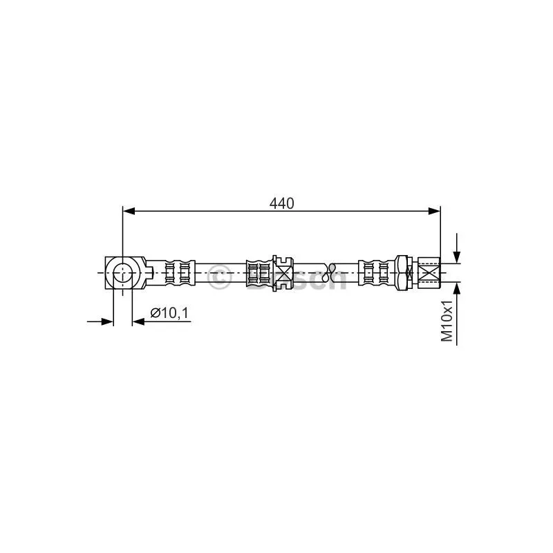 Flexible de frein BOSCH 1 987 476 694