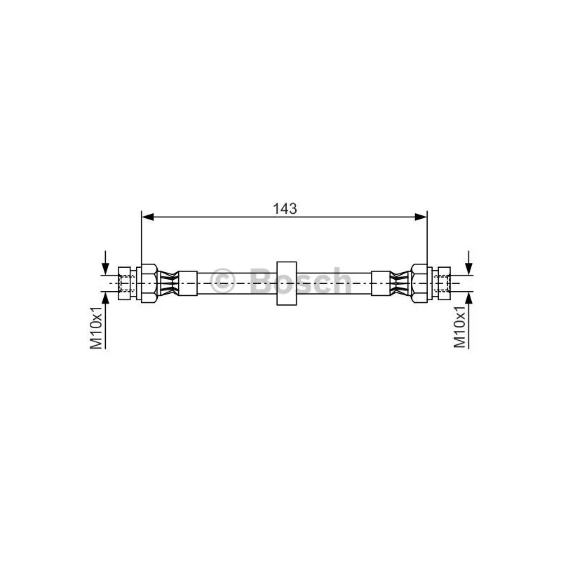 Flexible de frein BOSCH 1 987 476 697
