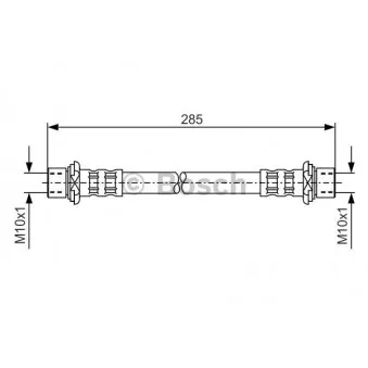 Flexible de frein BOSCH 1 987 476 725
