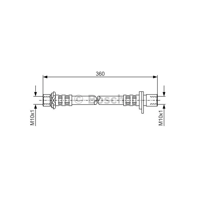 Flexible de frein BOSCH 1 987 476 726
