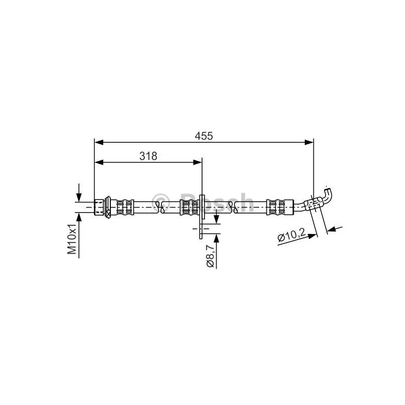 Flexible de frein BOSCH 1 987 476 727