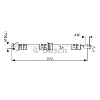 Flexible de frein BOSCH 1 987 476 733