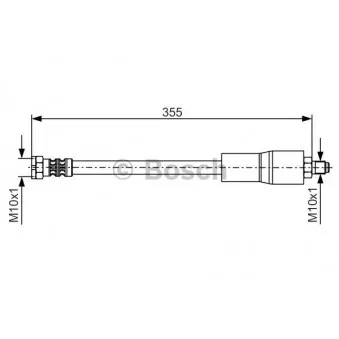 Flexible de frein BOSCH 1 987 476 751