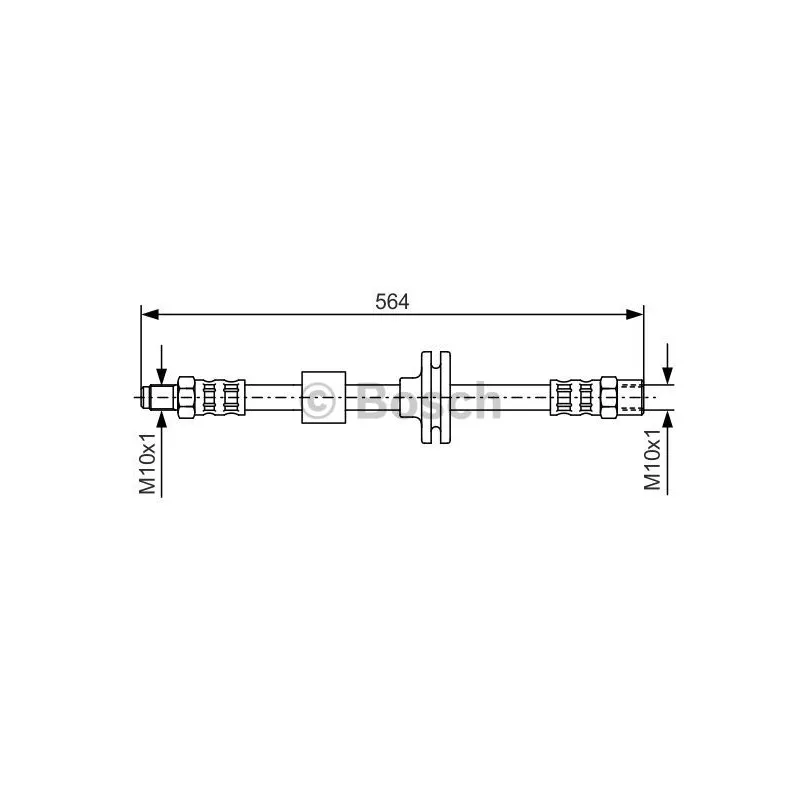 Flexible de frein BOSCH 1 987 476 752