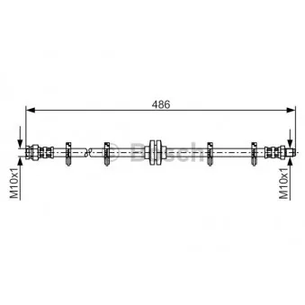 Flexible de frein BOSCH 1 987 476 759