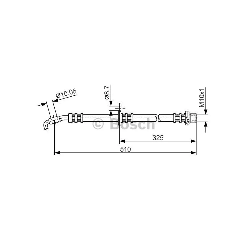 Flexible de frein BOSCH 1 987 476 764