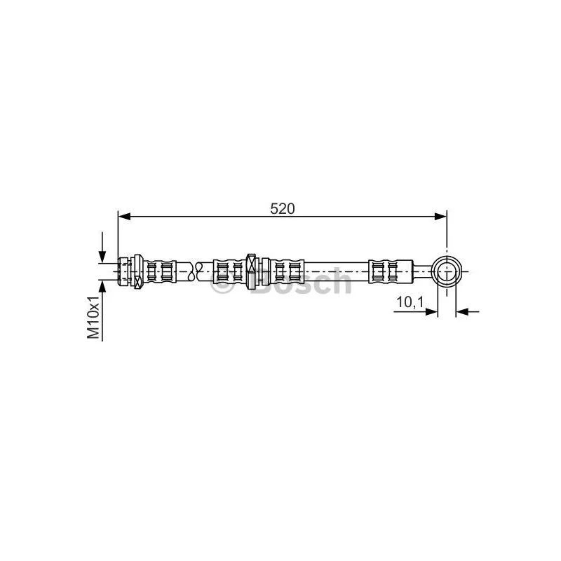 Flexible de frein BOSCH 1 987 476 768