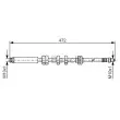 Flexible de frein BOSCH 1 987 476 769 - Visuel 1