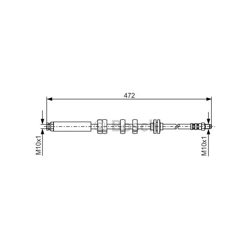 Flexible de frein BOSCH 1 987 476 769