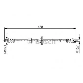 Flexible de frein BOSCH 1 987 476 778