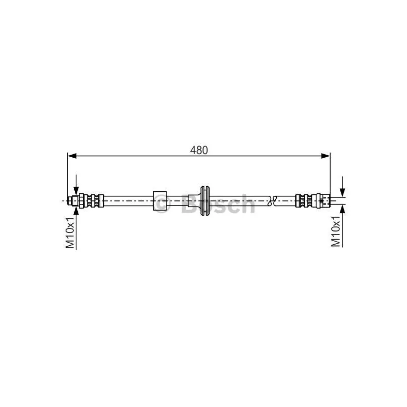 Flexible de frein BOSCH 1 987 476 778