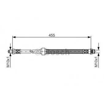 Flexible de frein BOSCH 1 987 476 785