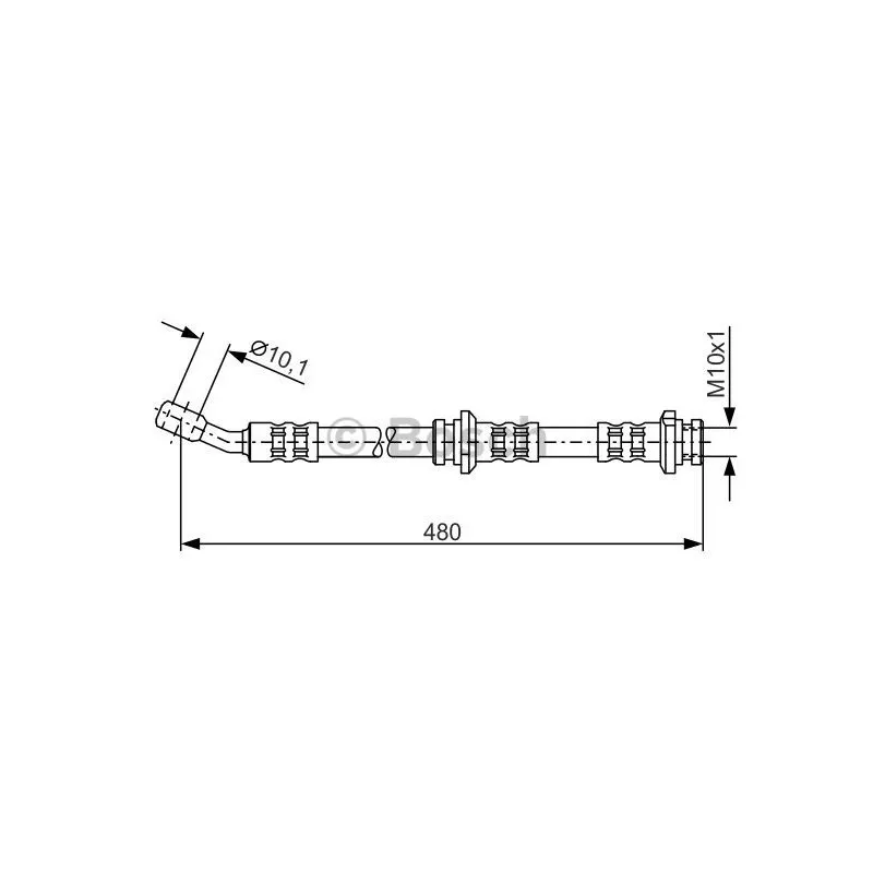 Flexible de frein BOSCH 1 987 476 802